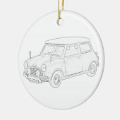 Mini Cooper Keramisch Ornament (Links)