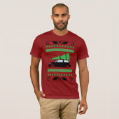 Mini Cooper Kerstmis T-shirt (Voorkant volledig)
