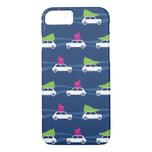 Mini Cooper-kerstverkeer Case-Mate iPhone Case (Achterkant)