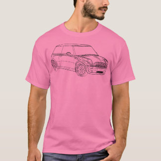 Mini Cooper overzicht 2 T-shirt