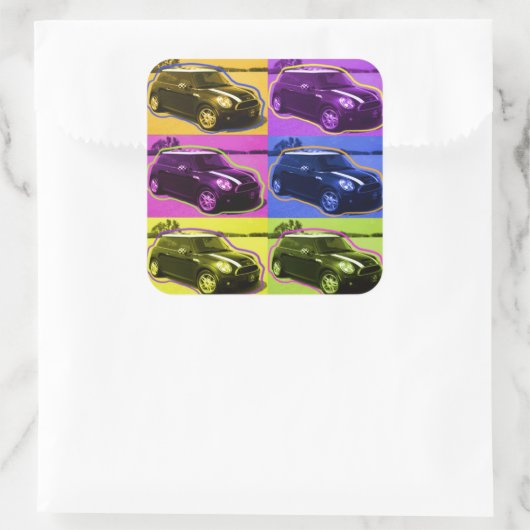 MINI COOPER POP STICKER (Tas)