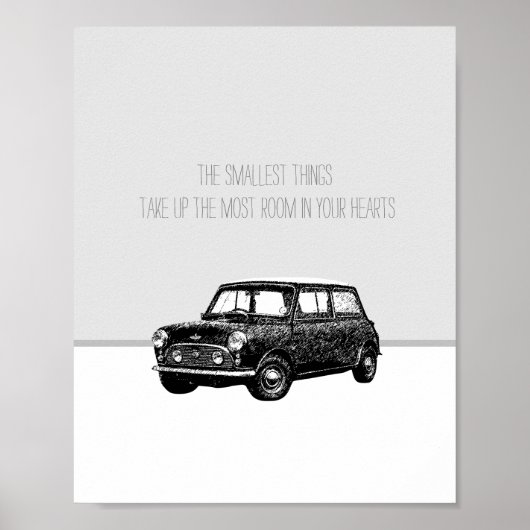 Mini Cooper Poster (Voorkant)