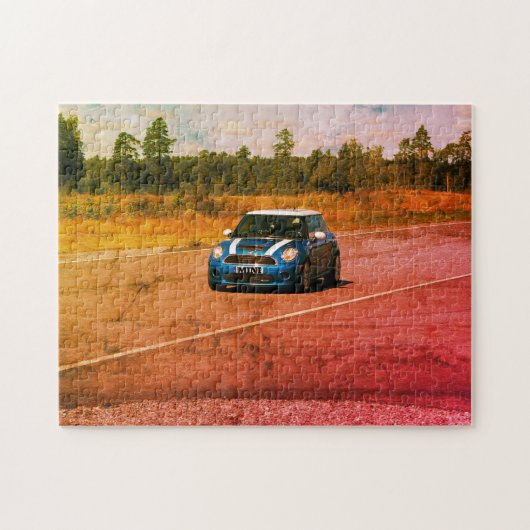 Mini Cooper Puzzle Legpuzzel (Horizontaal)