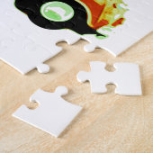 Mini cooper rot Puzzle Legpuzzel (Zijkant)