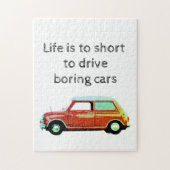 Mini cooper rot Puzzle Legpuzzel (Verticaal)