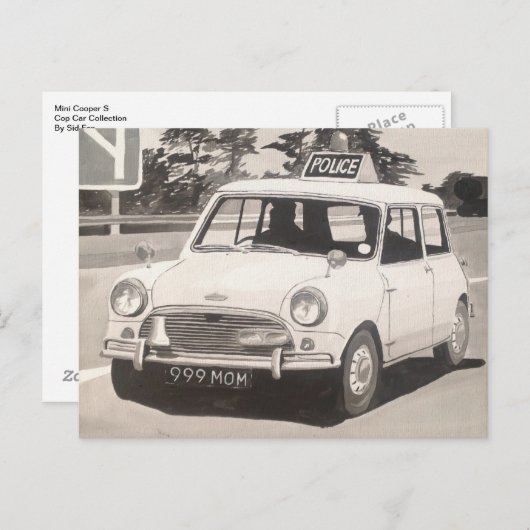Mini Cooper S Briefkaart (Voorkant / Achterkant)