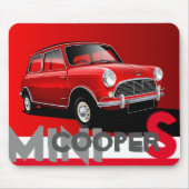 Mini Cooper S Mouse Mat Muismat (Voorkant)