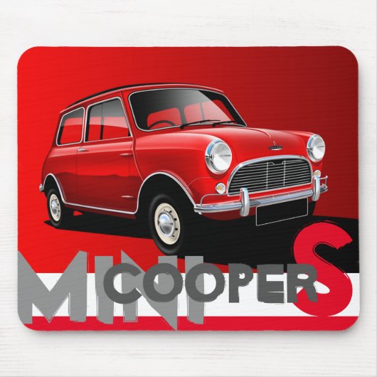 Mini Cooper S Mouse Mat Muismat (Voorkant)