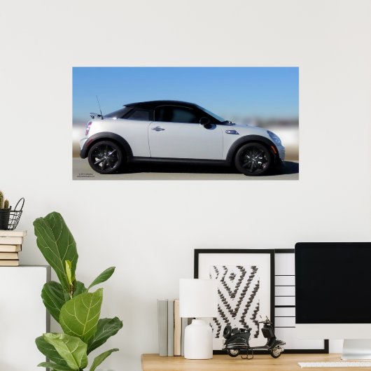 MINI COOPER "S"-POSTER POSTER (Thuiskantoor)