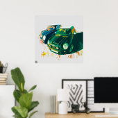 Mini Cooper S R53 Poster (Thuiskantoor)