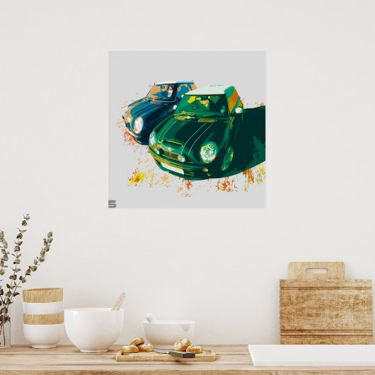 Mini Cooper S R53 Poster (Keuken)