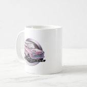 Mini Cooper S roze Koffiemok (Voorkant links)