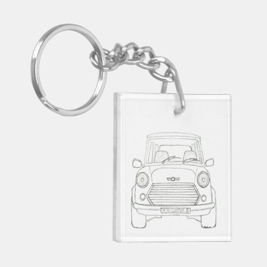 Mini Cooper Sleutelhanger (Voorkant Links)