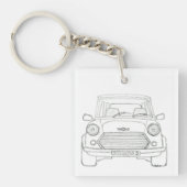Mini Cooper Sleutelhanger (Voorkant)