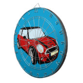Mini Cooper sportwagen Dart Board Dartbord (Voorkant Rechts)
