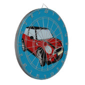 Mini Cooper sportwagen Dart Board Dartbord (Voorkant Links)
