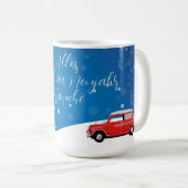 Mini Cooper Tasse Neujahr Koffiemok (Voorkant rechts)