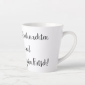 Mini Cooper Weihnachten Tasse Latte Mok (Rechts)