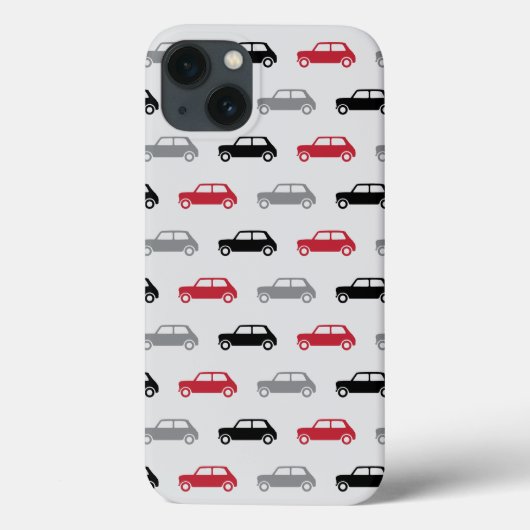 Mini Coopers on Go - Rood en zwart Case-Mate iPhone Case (Achterkant)