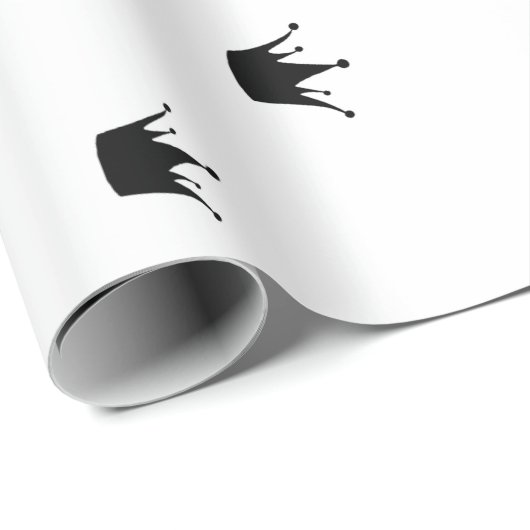 Mini Crowns | Luxe bruiloften Cadeaupapier (Rol Hoek)