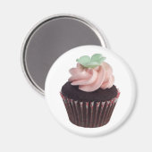 Mini cupcake magneet (Voorkant / Achterkant)