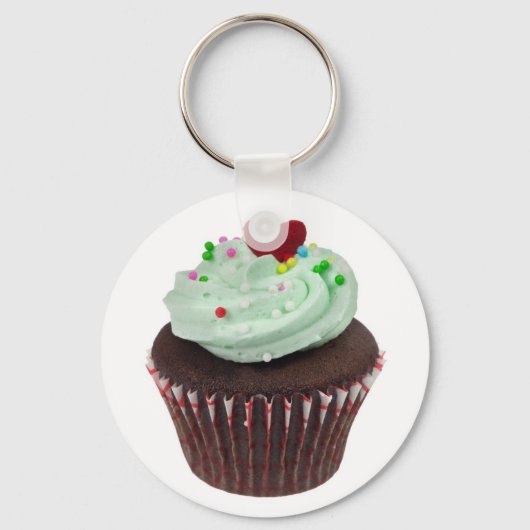 Mini cupcake sleutelhanger (Voorkant)