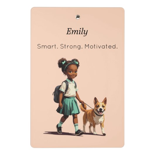 Mini Custom School Clipboard Mini Klembord (Achterkant)