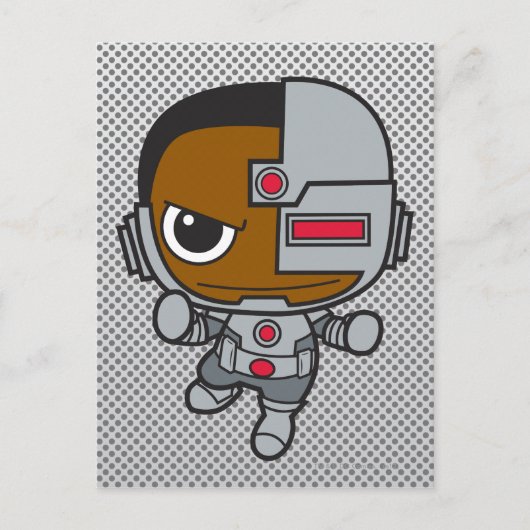 Mini Cyborg Briefkaart (Voorkant)