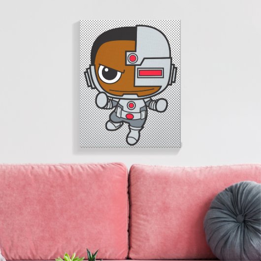 Mini Cyborg Canvas Afdruk (Insitu (Woonkamer))