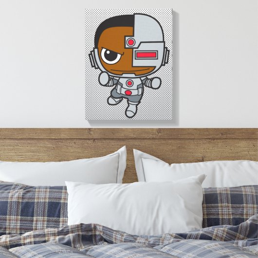 Mini Cyborg Canvas Afdruk (Insitu (Slaapkamer))