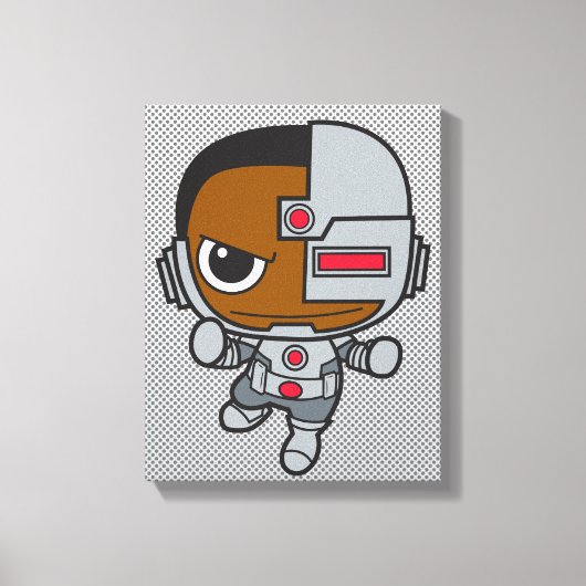 Mini Cyborg Canvas Afdruk (Voorkant)