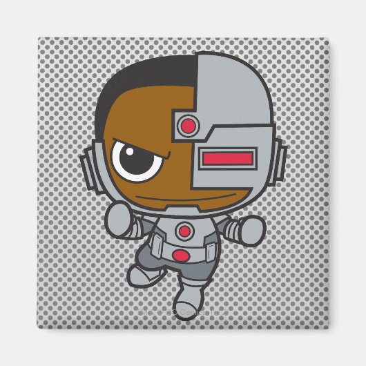 Mini Cyborg Magneet (Voorkant)
