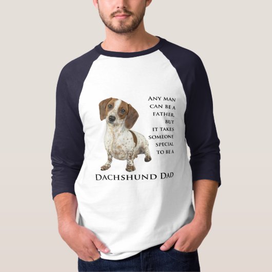Mini Dachshund Dad T-shirt (Voorkant)