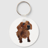 Mini Dachshund Keyring Sleutelhanger (Voorkant)