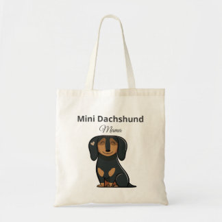 Mini Dachshund Mama Boodschaptentas Cadeau Tote Bag