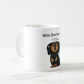 Mini Dachshund Mama Mok Dog Moeder Cadeau (Voorkant links)