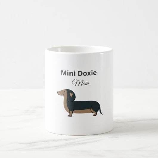 Mini Dachshund Papa Mok Geschenk voor Hond Papa (Center)