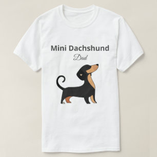 Mini Dachshund Papa T-shirt Hondeneigenaar Cadeau
