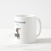 Mini Dachshund Vader Mok Cadeau voor Hond Vader (Voorkant rechts)
