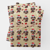 Mini Dachshund vakantiepapier Inpakpapier Vel (In situ)