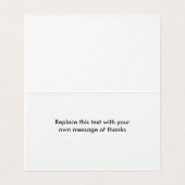Mini dank u kaarten (Binnenkant ongevouwen)