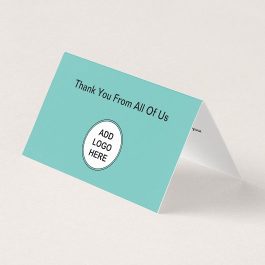 Mini Dank u voor de Logo Sjabloon stijl (Voorkant)