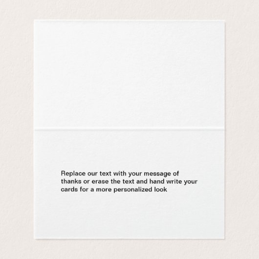 Mini Dank u voor de Logo Sjabloon stijl (Binnenkant ongevouwen)