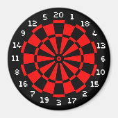 Mini Dartboard Magneet (Voorkant)