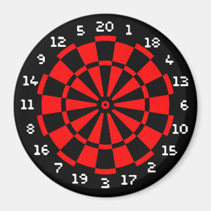 Mini Dartboard Magneet
