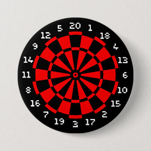 Mini Dartboard Ronde Button 7,6 Cm