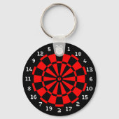 Mini Dartboard Sleutelhanger (Voorkant)
