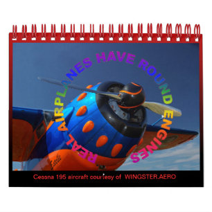 Mini de datumboek van de Motor van het vliegtuig Kalender
