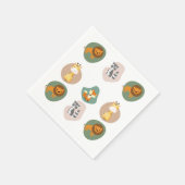 Mini-dierpatroon Servet (Hoek)