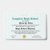 Mini-diploma - Badge formaat Brian (Voorzijde)